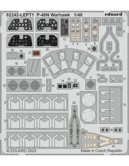 P-40N Warhawk, 1/48 - Eduard Plastic Kits 82242