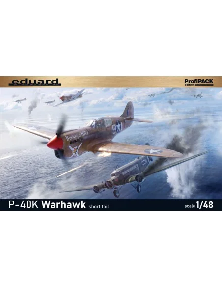 P-40K short tail, 1/48 - Eduard Plastic Kits 82243