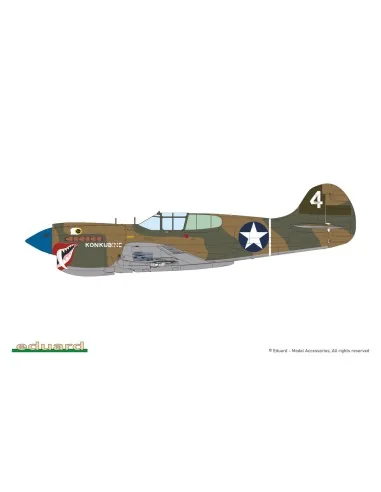 P-40K short tail, 1/48 - Eduard Plastic Kits 82243