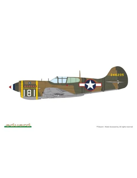 P-40K short tail, 1/48 - Eduard Plastic Kits 82243