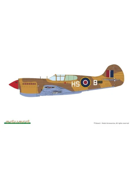 P-40K short tail, 1/48 - Eduard Plastic Kits 82243
