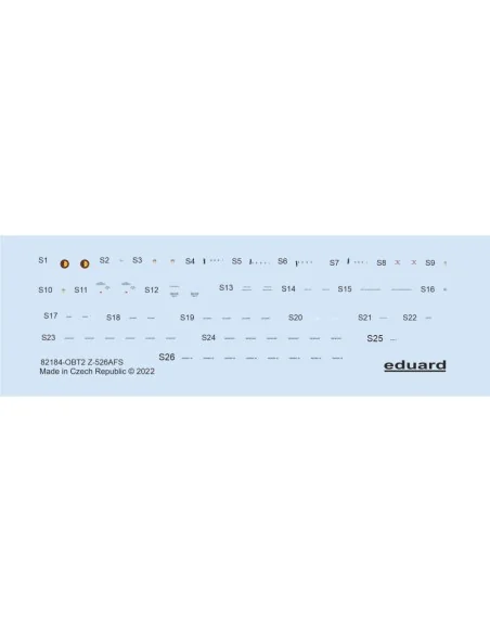 Z-526AFS Akrobat, 1/48 - Eduard Plastic Kits 84185