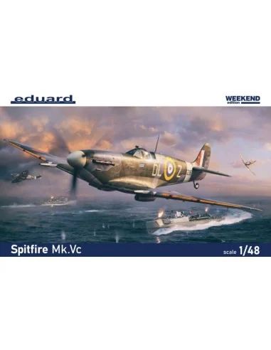 Spitfire Mk.Vc 1/48 Weekend edition, 1/48 - Eduard Plastic Kits 84192