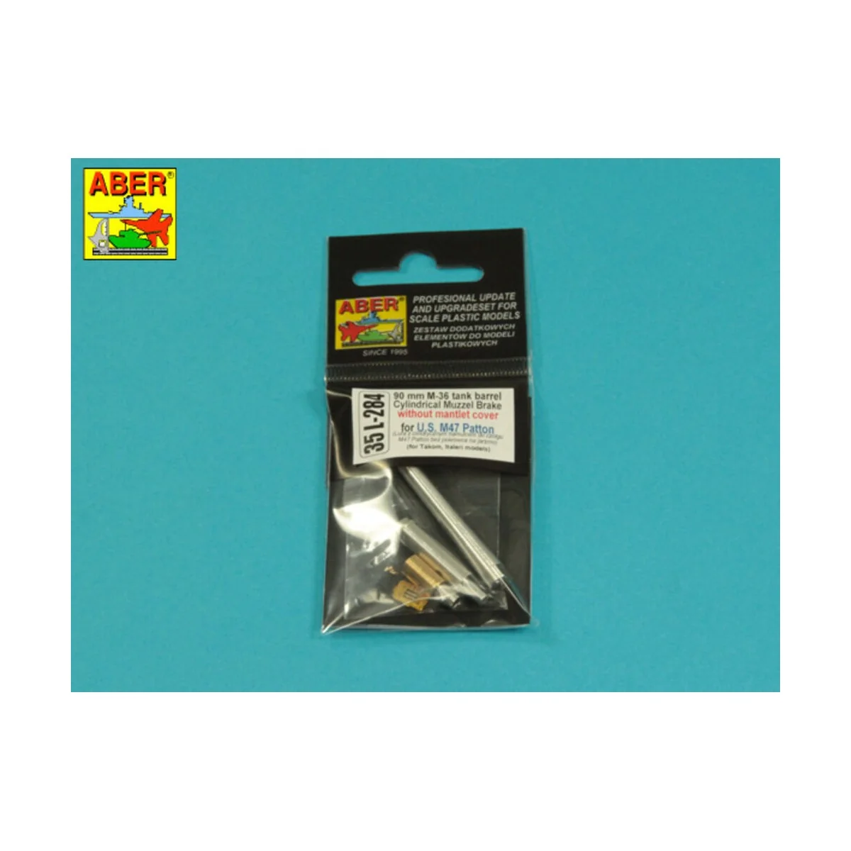 90 mm M-36 tank barrel cyrindrical Muzzle Brake without mantlet cov...