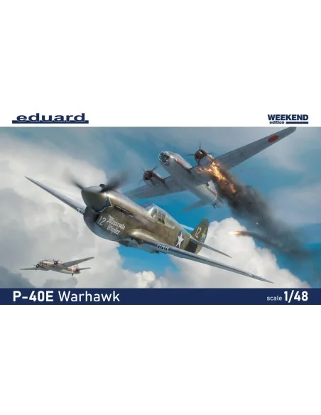[NO_DESC] P-40E Warhawk, 1/48 - Eduard Plastic Kits 84207