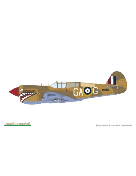P-40E Warhawk, 1/48 - Eduard Plastic Kits 84207