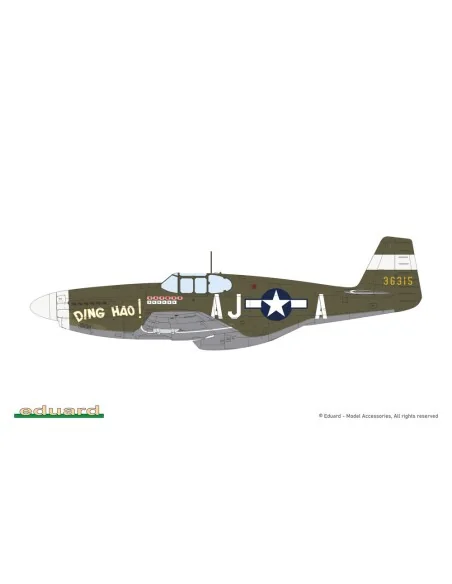 P-51B/C Mustang Birdcage canopy, 1/48 - Eduard Plastic Kits 84209