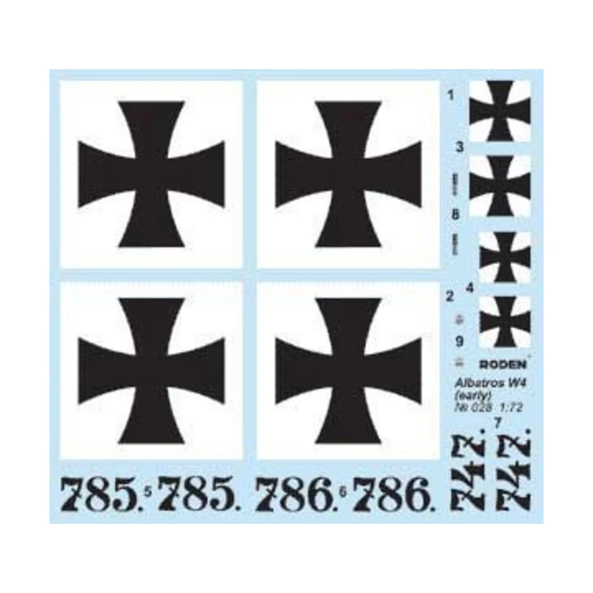 Albatros W.IV (early), 1/72 - Roden 028 Albatros W.IV (early), 1/72 - Roden 028