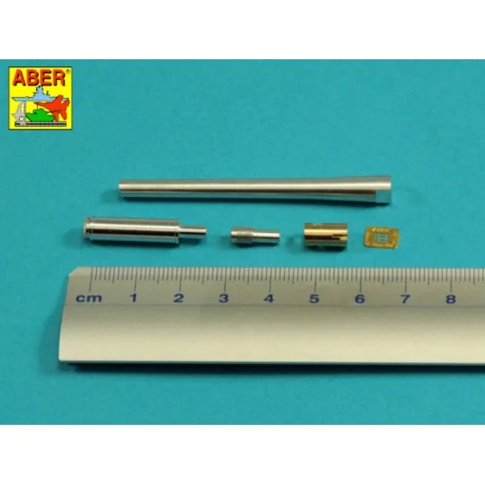 90 mm M-36 tank barrel cyrindrical Muzzle Brake without mantlet cov...