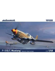 P-51B MALCOLM HOOD, 1/48 - Eduard Plastic Kits 84214