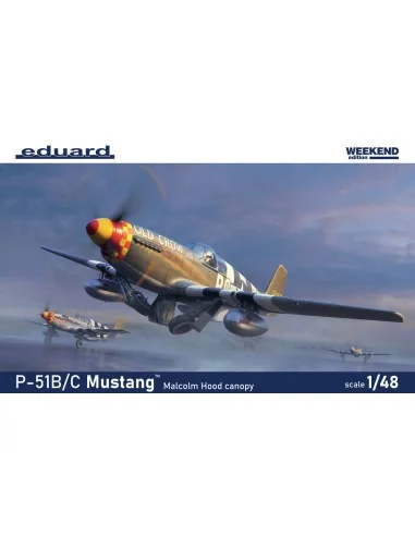 P-51B MALCOLM HOOD, 1/48 - Eduard Plastic Kits 84214