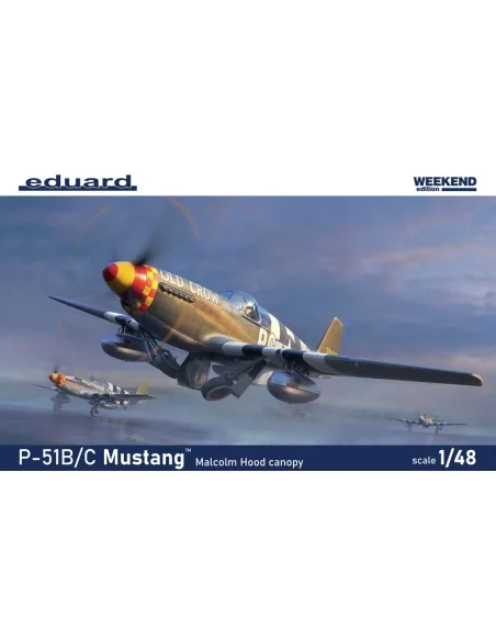P-51B MALCOLM HOOD, 1/48 - Eduard Plastic Kits 84214