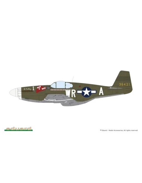 P-51B MALCOLM HOOD, 1/48 - Eduard Plastic Kits 84214