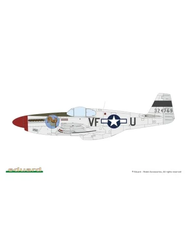 P-51B MALCOLM HOOD, 1/48 - Eduard Plastic Kits 84214