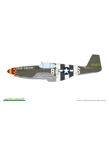 P-51B MALCOLM HOOD, 1/48 - Eduard Plastic Kits 84214