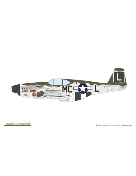 P-51B MALCOLM HOOD, 1/48 - Eduard Plastic Kits 84214