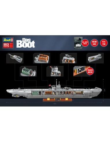 U-Boot Das Boot - Brick System, 1/56 - Revell 00960