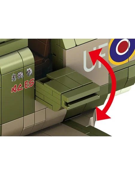 Iron Maiden Spitfire MK.II Aces High - Brick System, 1/18 - Revell ...