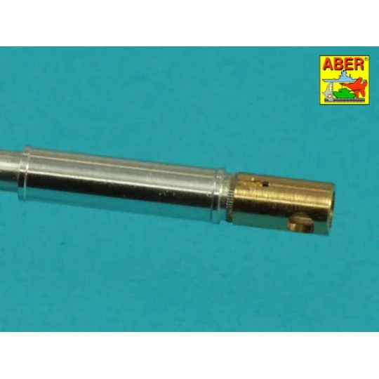 90 mm M-36 tank barrel cyrindrical Muzzle Brake with mantlet cover ...