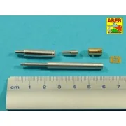 90 mm M-36 tank barrel cyrindrical Muzzle Brake with mantlet cover ...
