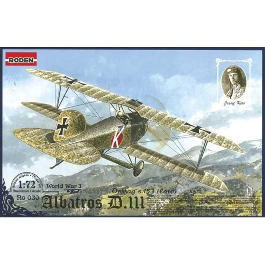 Albatros D.III Oeffag s.153(late), 1/72 - Roden 030