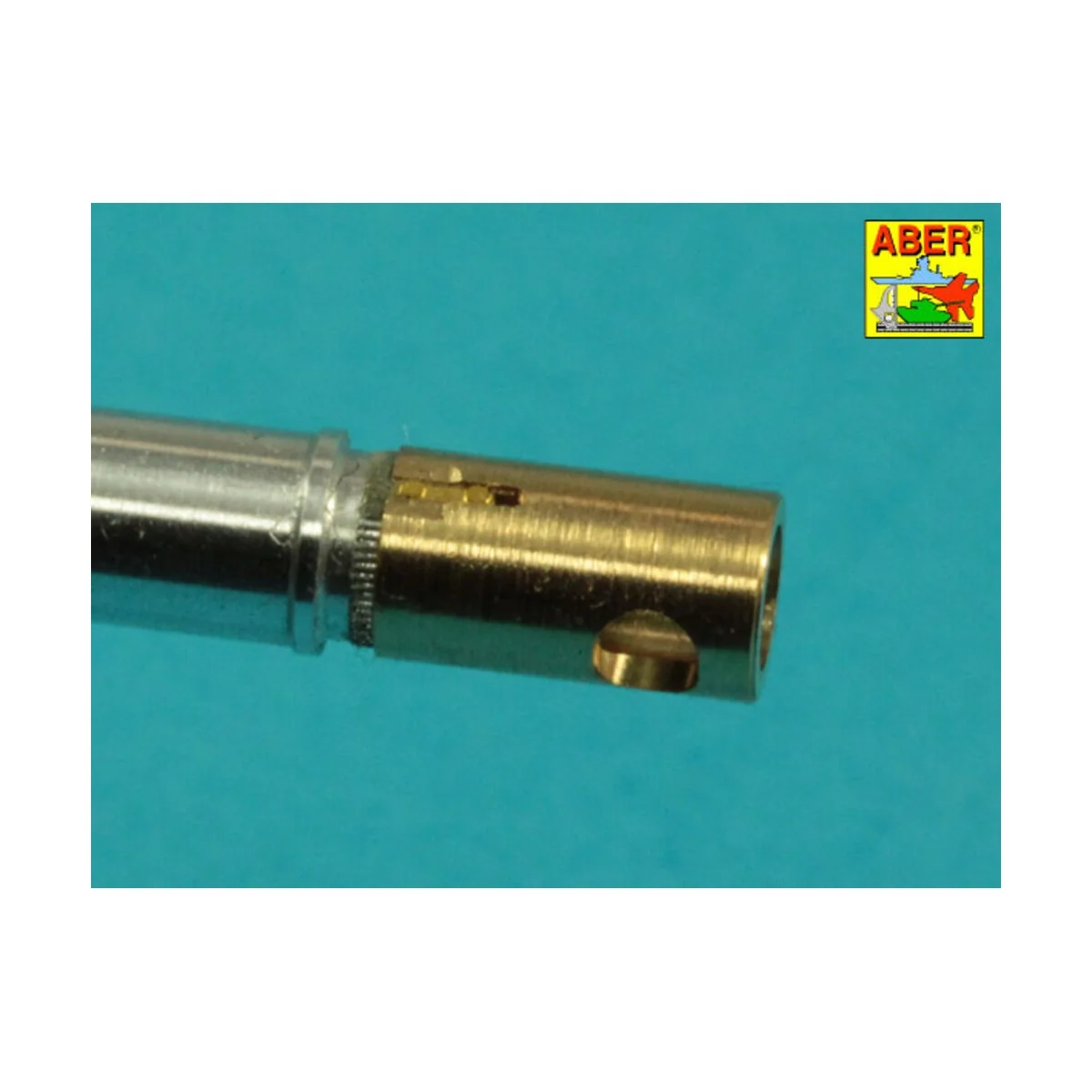 90 mm M-36 tank barrel cyrindrical Muzzle Brake with mantlet cover ...