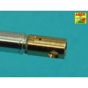 90 mm M-36 tank barrel cyrindrical Muzzle Brake with mantlet cover ...