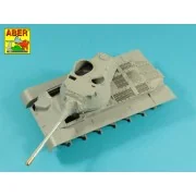 90 mm M-36 tank barrel cyrindrical Muzzle Brake with mantlet cover ...