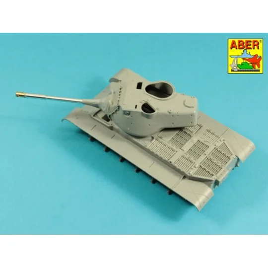 90 mm M-36 tank barrel cyrindrical Muzzle Brake with mantlet cover ...