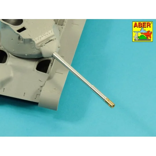 90 mm M-36 tank barrel cyrindrical Muzzle Brake with mantlet cover ...