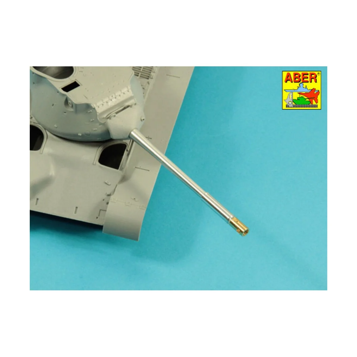 90 mm M-36 tank barrel cyrindrical Muzzle Brake with mantlet cover ...