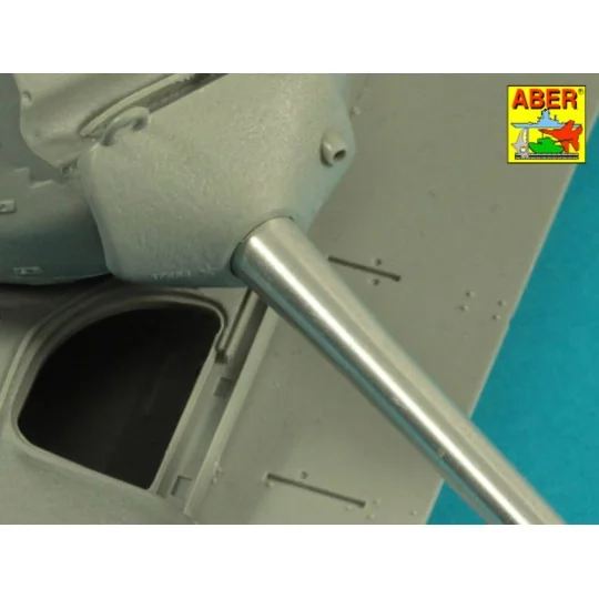 90 mm M-36 tank barrel cyrindrical Muzzle Brake with mantlet cover ...