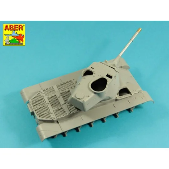 90 mm M-36 tank barrel cyrindrical Muzzle Brake with mantlet cover ...