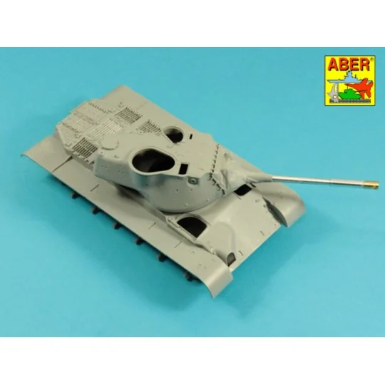 90 mm M-36 tank barrel cyrindrical Muzzle Brake with mantlet cover ...