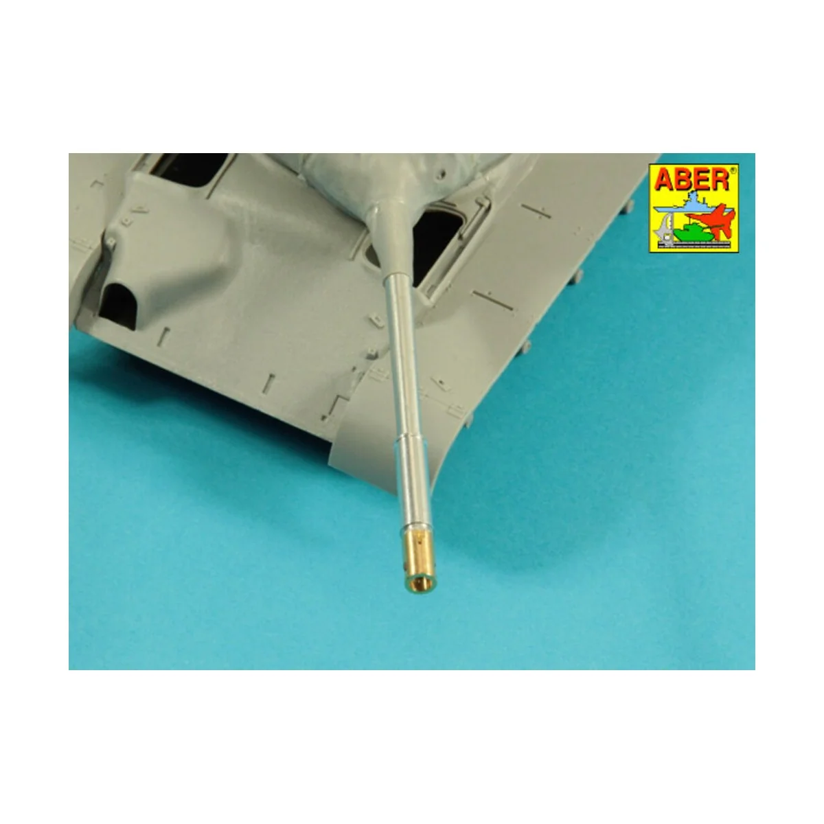 90 mm M-36 tank barrel cyrindrical Muzzle Brake with mantlet cover ...