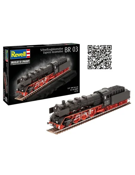 [NO_DESC] Schnellzuglokomotive BR03, 1/87 - Revell 2166