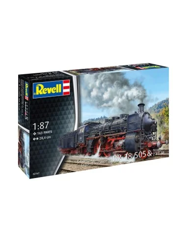 [NO_DESC] Schnellzuglokomotive BR 18 505 mit Tender 2'3' T38, 1/87 ...