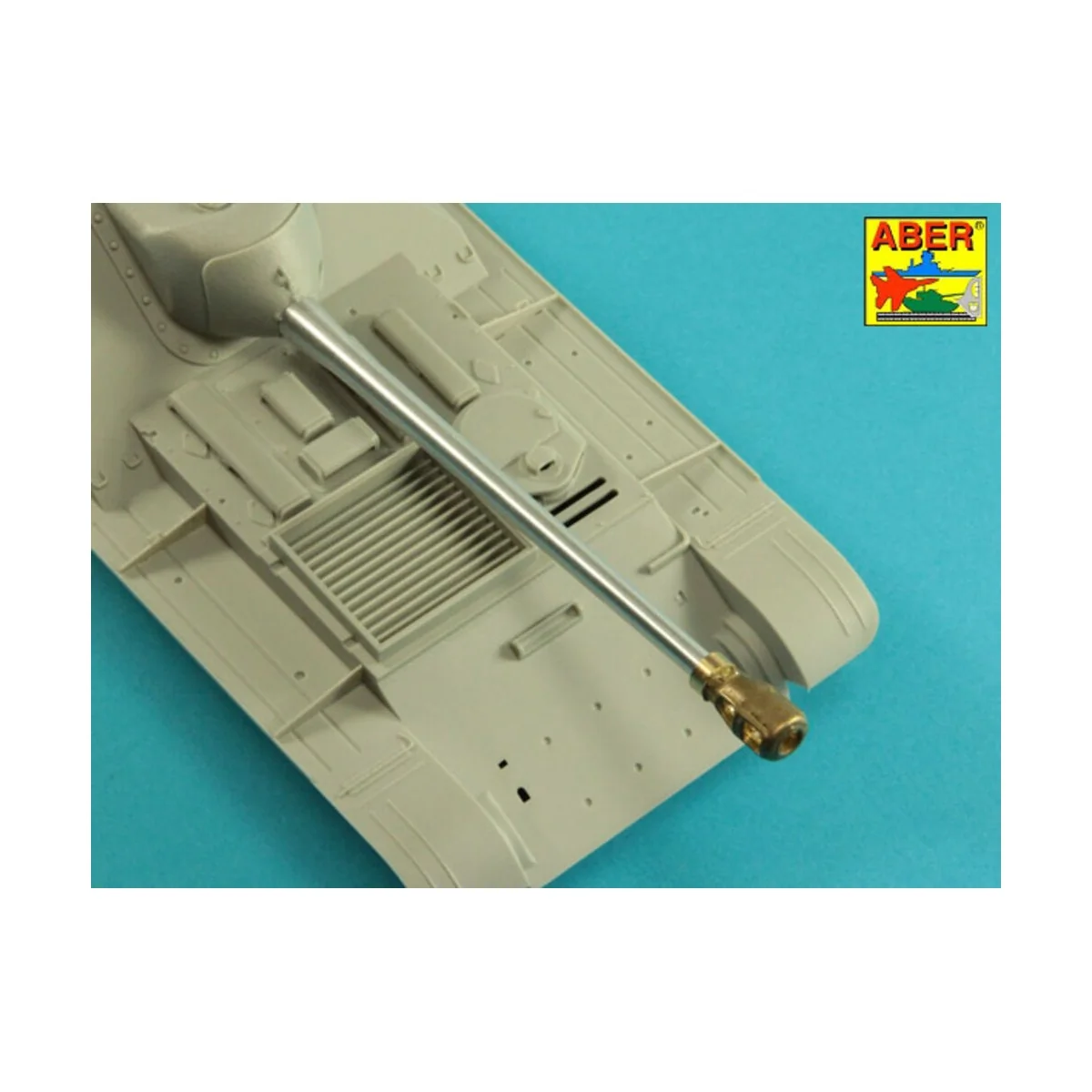 122 mm D-25S barrel for Soviet SU-102, 1/35 - Aber Models 35 L-290