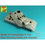 Barrels 88mm for Flakpanzer E-100 (Amusing), 1/35 - Aber Models 35 ... Barrels 88mm for Flakpanzer E-100 (Amusing), 1/35 - Aber Models 35 ...