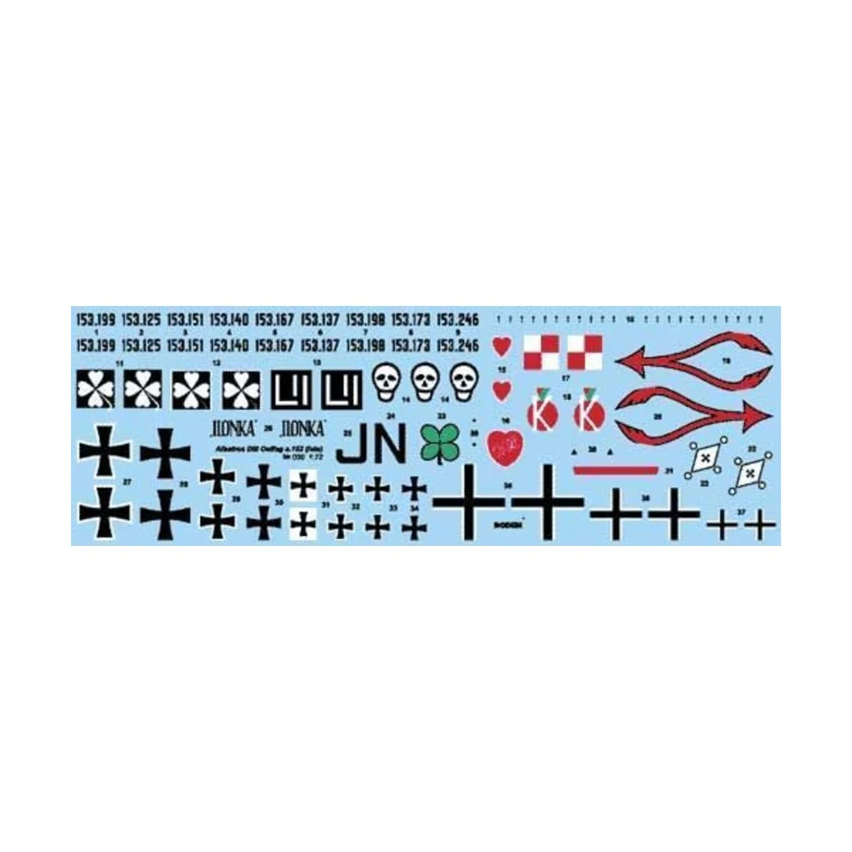 Albatros D.III Oeffag s.153(late) - Roden 030