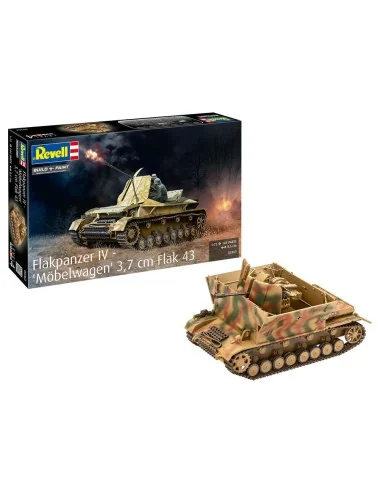 Flakpanzer IV - Möbelwagen 3, 7 cm Flak 43, 1/72 - Revell 03363