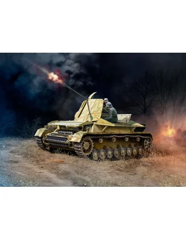 Flakpanzer IV - Möbelwagen 3, 7 cm Flak 43, 1/72 - Revell 03363