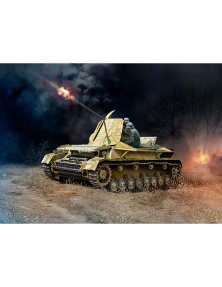 Flakpanzer IV - Möbelwagen 3, 7 cm Flak 43, 1/72 - Revell 03363