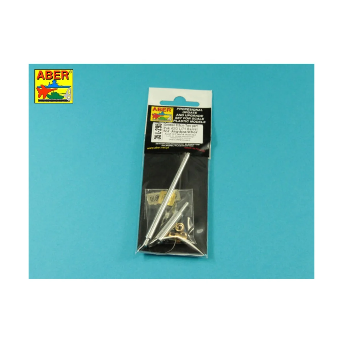 German 8,8cm Two part Pak 43/3 L/71 barrel for Jagdpanther Ausf G1 ...