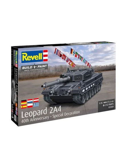 Leopard 2A4 - Special Decoration 40th anniversary, 1/35 - Revell 03368