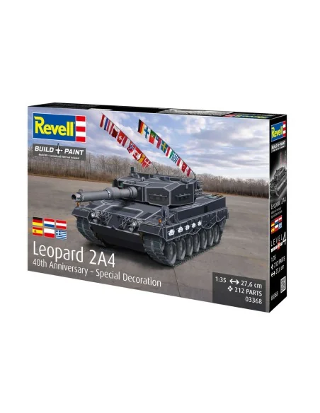 Leopard 2A4 - Special Decoration 40th anniversary, 1/35 - Revell 03368
