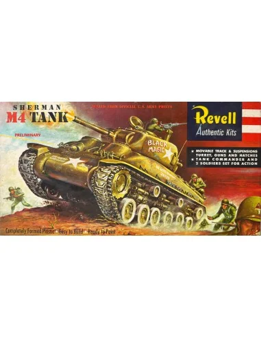 M4 Sherman - 75 Years Plastic Modelbuilding, 1/40 - Revell 03369