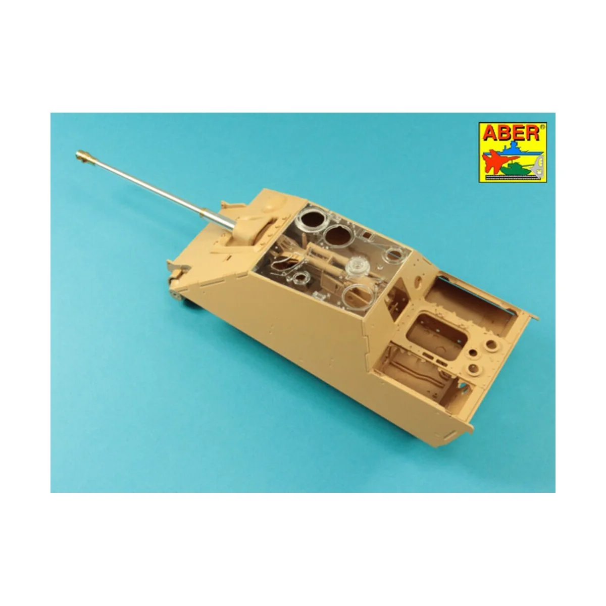 German 8,8cm Two part Pak 43/3 L/71 barrel for Jagdpanther Ausf G1 ...