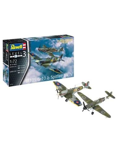 Combat Set Bf109G-10 & Spitfire, 1/72 - Revell 03710