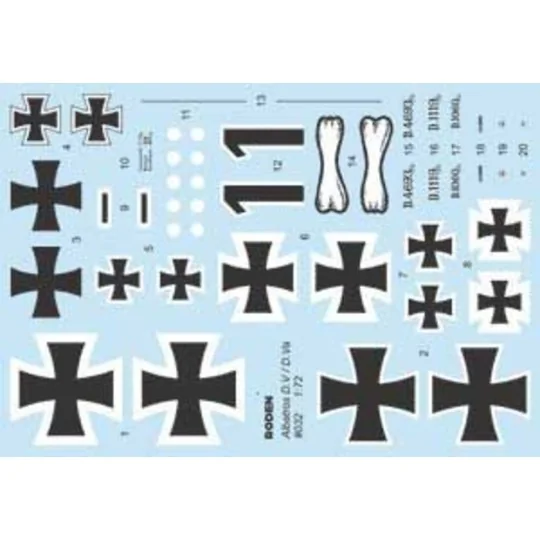 Albatros D.V/D.Va, 1/72 - Roden 032
